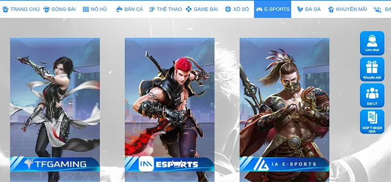 eSports RR88 hiện đại và sôi động